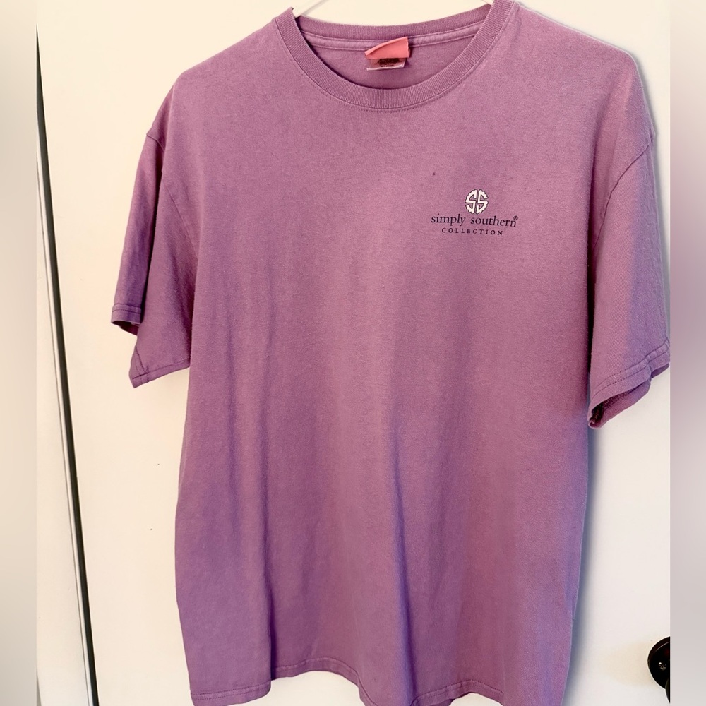 Simply Southern Womens Purple Tee